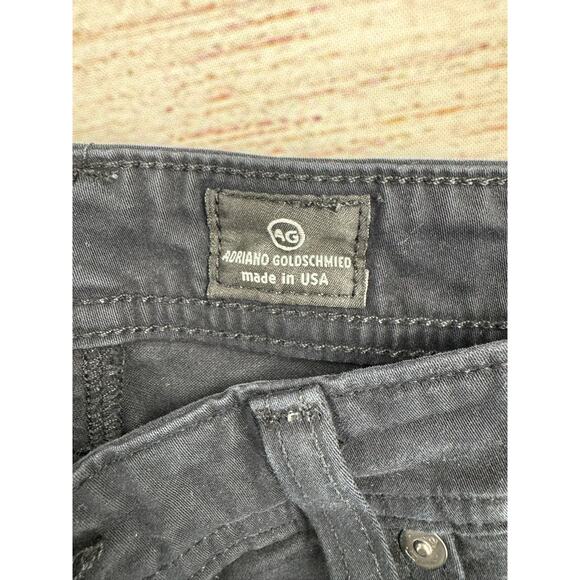 AG Adriano Goldschmied Protege Straight Leg Jeans Mens 33x34 Black Stretch - Picture 8 of 13